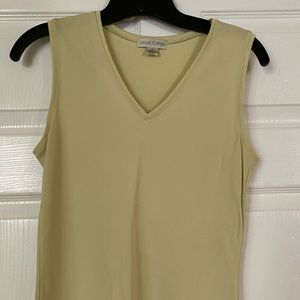 Vintage Casual Corner Collectibles Light Green Sleeveless Top